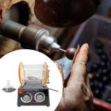 Maxbell Jewelry Polisher Tumbler Practical Jewelry Rotary Finishing Device Accessory with 450g Bead