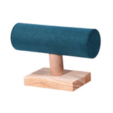 Maxbell Bracelet Holder Display T Bar Watch Stand for Men Women Wristwatch Hair Ties Dark Green