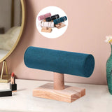 Maxbell Bracelet Holder Display T Bar Watch Stand for Men Women Wristwatch Hair Ties Dark Green