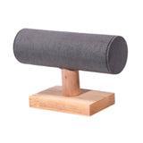 Maxbell Bracelet Holder Display T Bar Watch Stand for Men Women Wristwatch Hair Ties Dark Gray