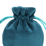 Maxbell Drawstring Bag Velvet Gift Bag Rings Jewelry Pouch Blue 6.5x8.5cm