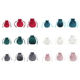 Maxbell Drawstring Bag Velvet Gift Bag Rings Jewelry Pouch Blue 6.5x8.5cm