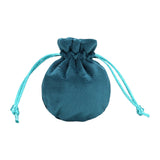 Maxbell Drawstring Bag Velvet Gift Bag Rings Jewelry Pouch Blue 6.5x8.5cm