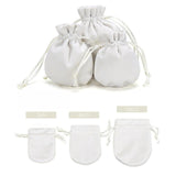 Maxbell Drawstring Bag Velvet Gift Bag Rings Jewelry Pouch Blue 6.5x8.5cm