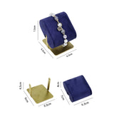 Maxbell Modern Watch Holder Stand Watch Display for Tradeshow Live Broadcasting Shop Blue