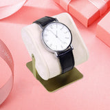 Maxbell Modern Watch Holder Stand Watch Display for Tradeshow Live Broadcasting Shop Beige White