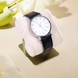 Maxbell Modern Watch Holder Stand Watch Display for Tradeshow Live Broadcasting Shop Beige White