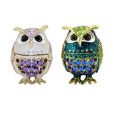 Maxbell Jewelry Box Organizer for Home Decor Animal Figurine for Hairpins Girlfriend Blue