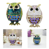 Maxbell Jewelry Box Organizer for Home Decor Animal Figurine for Hairpins Girlfriend Blue