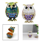 Maxbell Jewelry Box Organizer for Home Decor Animal Figurine for Hairpins Girlfriend Blue