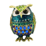 Maxbell Jewelry Box Organizer for Home Decor Animal Figurine for Hairpins Girlfriend Blue