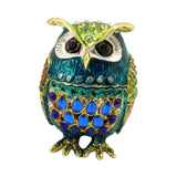 Maxbell Jewelry Box Organizer for Home Decor Animal Figurine for Hairpins Girlfriend Blue