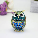 Maxbell Jewelry Box Organizer for Home Decor Animal Figurine for Hairpins Girlfriend Blue