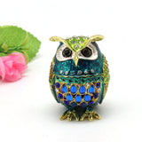 Maxbell Jewelry Box Organizer for Home Decor Animal Figurine for Hairpins Girlfriend Blue