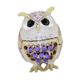 Maxbell Jewelry Box Organizer for Home Decor Animal Figurine for Hairpins Girlfriend Purple