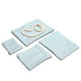 Maxbell Mini Purse Jewelry Pouch Headphones Rings Holder PU Leather Makeup Bag Small Green 7x9cm