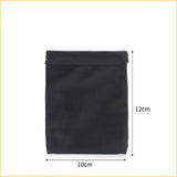 Maxbell Mini Purse Jewelry Pouch Headphones Rings Holder PU Leather Makeup Bag Small Green 7x9cm