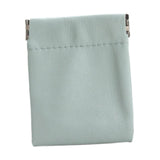 Maxbell Mini Purse Jewelry Pouch Headphones Rings Holder PU Leather Makeup Bag Small Green 7x9cm