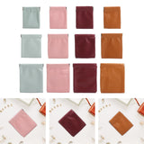 Maxbell Mini Purse Jewelry Pouch Headphones Rings Holder PU Leather Makeup Bag Small Green 7x9cm