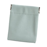 Maxbell Mini Purse Jewelry Pouch Headphones Rings Holder PU Leather Makeup Bag Small Green 7x9cm