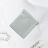 Maxbell Mini Purse Jewelry Pouch Headphones Rings Holder PU Leather Makeup Bag Small Green 10x12cm