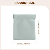 Maxbell Mini Purse Jewelry Pouch Headphones Rings Holder PU Leather Makeup Bag Small Green 10x12cm