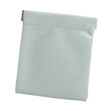 Maxbell Mini Purse Jewelry Pouch Headphones Rings Holder PU Leather Makeup Bag Small Green 10x12cm