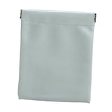 Maxbell Mini Purse Jewelry Pouch Headphones Rings Holder PU Leather Makeup Bag Small Green 12x15cm