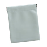 Maxbell Mini Purse Jewelry Pouch Headphones Rings Holder PU Leather Makeup Bag Small Green 12x15cm