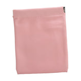 Maxbell Mini Purse Jewelry Pouch Headphones Rings Holder PU Leather Makeup Bag Small Pink 12x15cm