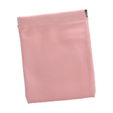 Maxbell Mini Purse Jewelry Pouch Headphones Rings Holder PU Leather Makeup Bag Small Pink 12x15cm