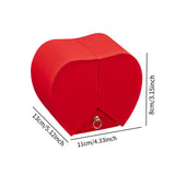 Maxbell Jewelry Box Trinket Box with Soap Rose Flower for Birthday Wedding Christmas