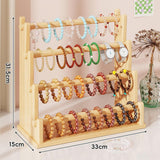 Maxbell Bangle Bracelet Holder Jewelry Bracelet Display Stand for Home Storage Store 4 Tiers