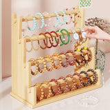 Maxbell Bangle Bracelet Holder Jewelry Bracelet Display Stand for Home Storage Store 5 Tiers