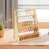 Maxbell Bangle Bracelet Holder Jewelry Bracelet Display Stand for Home Storage Store 5 Tiers
