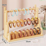 Maxbell Bangle Bracelet Holder Jewelry Bracelet Display Stand for Home Storage Store 3 Tiers