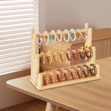 Maxbell Bangle Bracelet Holder Jewelry Bracelet Display Stand for Home Storage Store 3 Tiers