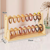 Maxbell Bangle Bracelet Holder Jewelry Bracelet Display Stand for Home Storage Store 2 Tiers