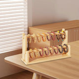 Maxbell Bangle Bracelet Holder Jewelry Bracelet Display Stand for Home Storage Store 2 Tiers