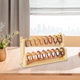 Maxbell Bangle Bracelet Holder Jewelry Bracelet Display Stand for Home Storage Store 2 Tiers