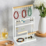 Maxbell Jewelry Stand Fashion Decorative Jewelry Display Rack for Home Rings Watches