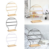 Maxbell Earring Stand 3 Layers Earrings Organizer for Selling Women Hanging Earrings Gold