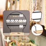 Maxbell Earring Stand 3 Layers Earrings Organizer for Selling Women Hanging Earrings Black