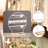 Maxbell Earring Stand 3 Layers Earrings Organizer for Selling Women Hanging Earrings White