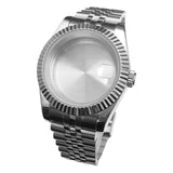 Maxbell Watch Case Shell Watch Band Versatile Direct Replaces for NH35 NH36 Movement 36MM No Clear Magnifier