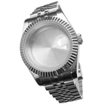 Maxbell Watch Case Shell Watch Band Versatile Direct Replaces for NH35 NH36 Movement 39MM No Clear Magnifier