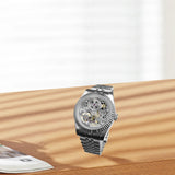 Maxbell Watch Case Shell Watch Band Versatile Direct Replaces for NH35 NH36 Movement 39MM No Clear Magnifier