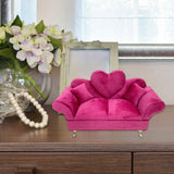 Maxbell Sofa Shaped Jewelry Box Dresser Jewelry Organizer for Pendant Rings Brooches Style A