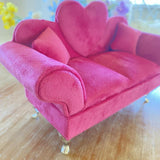 Maxbell Sofa Shaped Jewelry Box Dresser Jewelry Organizer for Pendant Rings Brooches Style A