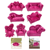 Maxbell Sofa Shaped Jewelry Box Dresser Jewelry Organizer for Pendant Rings Brooches Style A